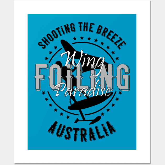 Wing Foiling Paradise - Australia Wall Art by bluehair